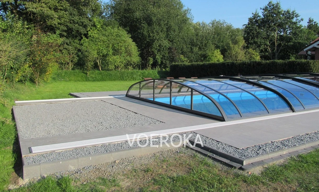 Low pool enclosures